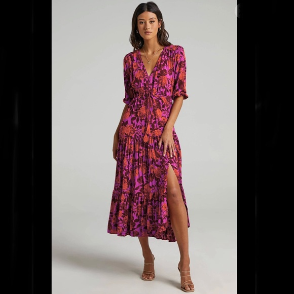 Showpo. | Dresses | Showpo Pink Floral 